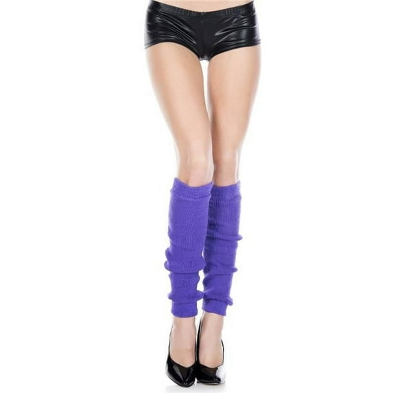 Music Legs 5724-PURPLE Acrylic Knee High Warmer, Purple