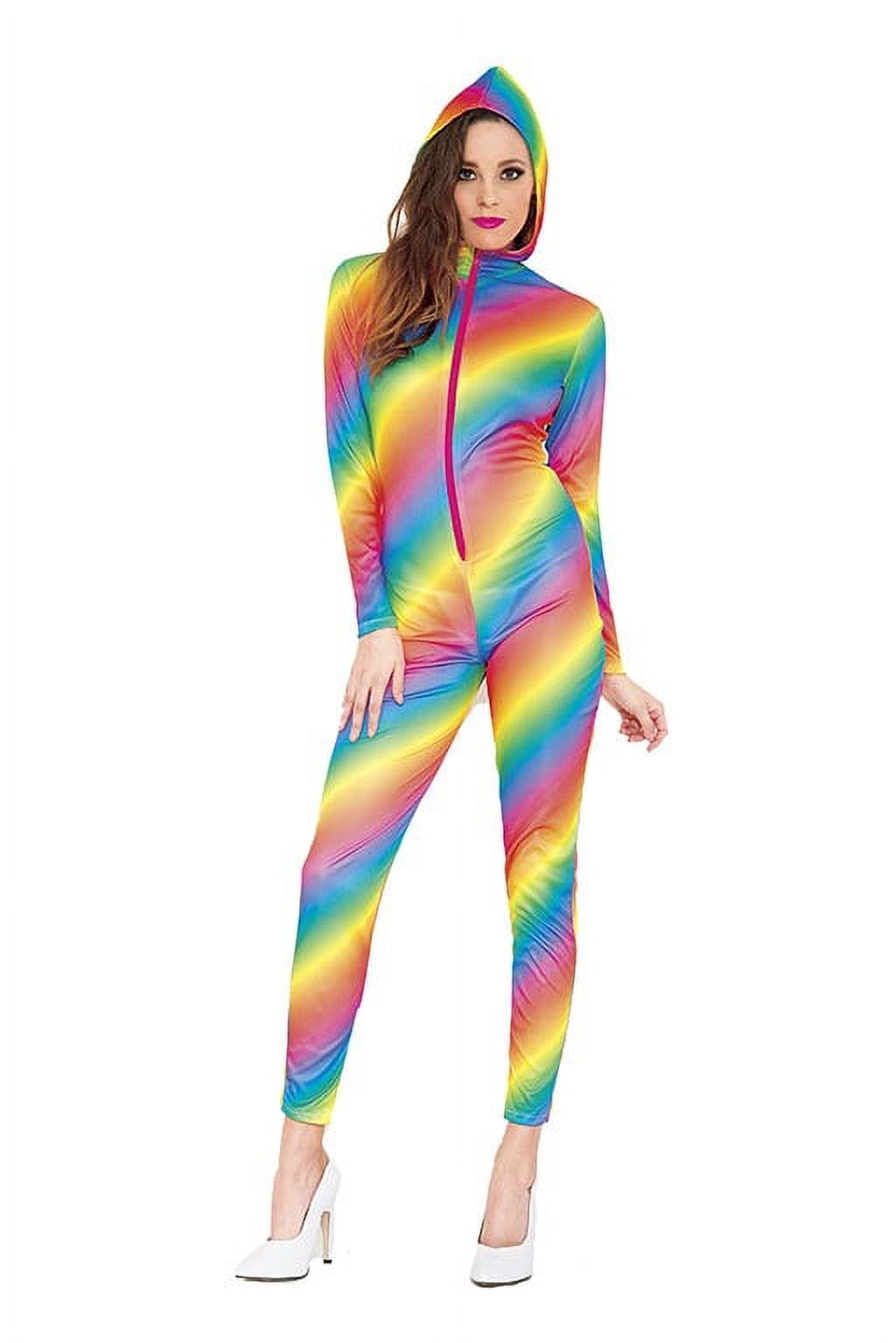 Music Legs 70792-SM Multi Colored Hooded Bodysuit Accessories, Small