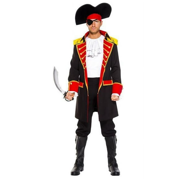 Music Legs Men's Adult Men's Pirate Captain Costume 76027-M