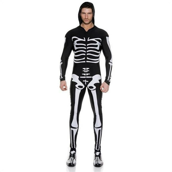 Music Legs Men's Adult Men's Skeleton Bodysuit Costume 76630-L