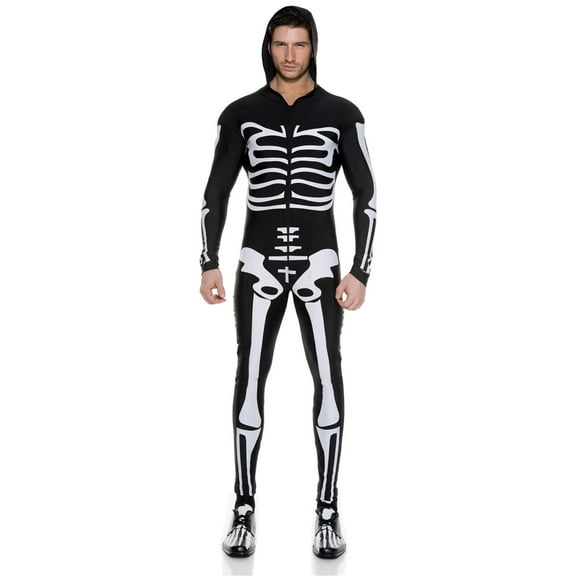 Music Legs Men's Adult Men's Skeleton Bodysuit Costume