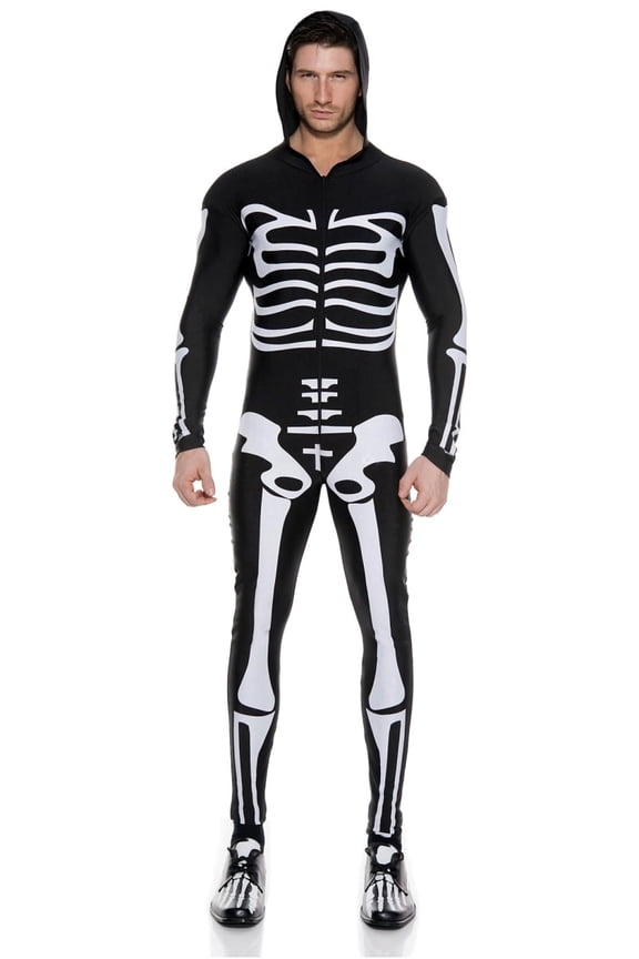 Men's Adult Men's Skeleton Bodysuit Costume