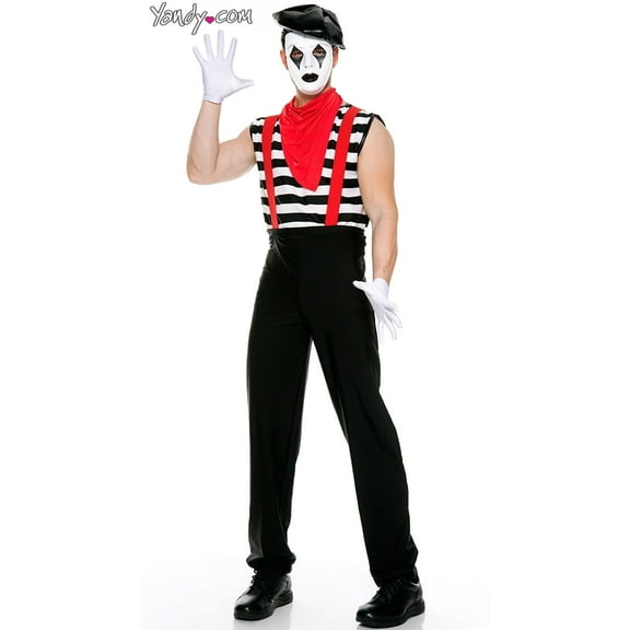 Music Legs Men's Men's Silent Mime Costume 76632-M