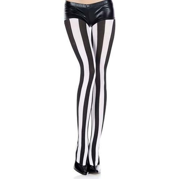 Music Legs Vertical Striped Pantyhose