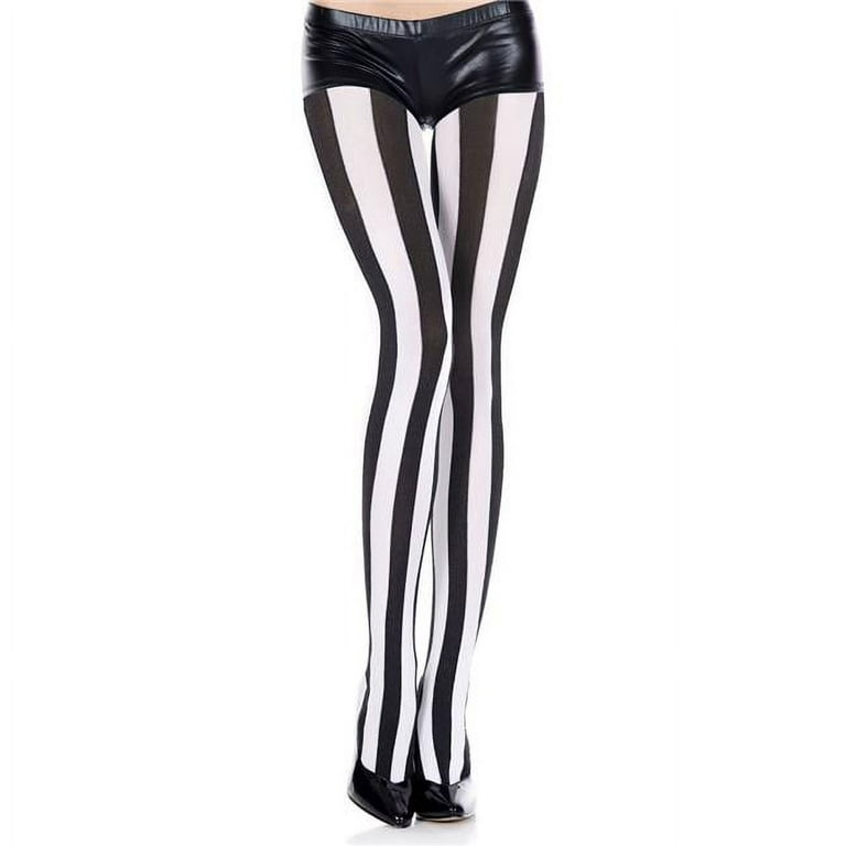 Music Legs Vertical Striped Pantyhose 