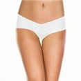 thumbnail image 1 of Music Legs Women's 127-WHITE Micro Mini Shorts, White, 1 of 1