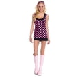 thumbnail image 1 of Music Legs Women's 2 Piece Polka Dot Gogo Dress Costume; Medium & Large 70432-ML, 1 of 1
