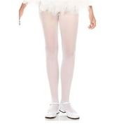 Music Legs Womens 280-WHITE-L Girls Opaque Tights - White, Large