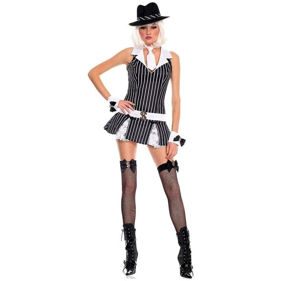Music Legs Women's Adult Gangster Costume 70227-SM