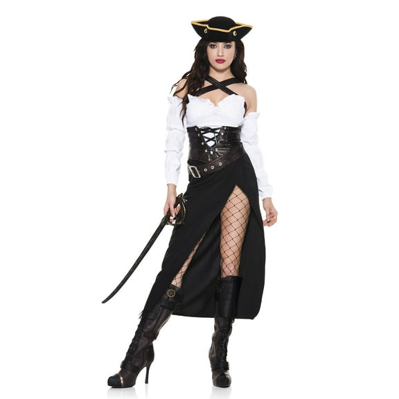 Music Legs Women's Adventurous Captain Costume 70992-ML