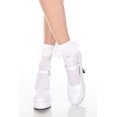 thumbnail image 1 of Music Legs Women's Ankle Socks with Ruffle Trim 549-WHITE, 1 of 1