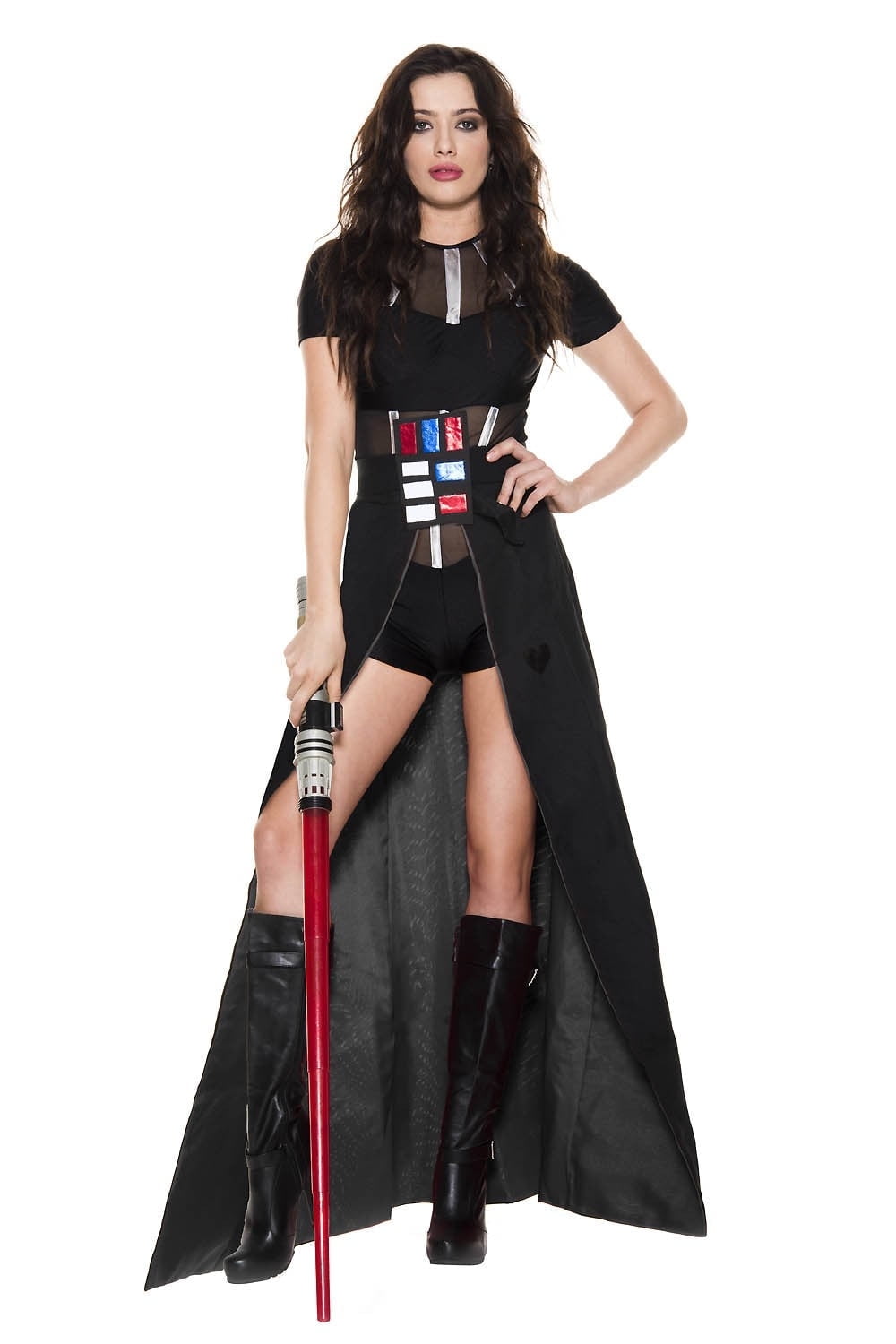 knee length dresses for ladies Dracula Lady Halloween costume Fancy Dress Up