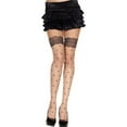 thumbnail image 1 of Music Legs Women's Faux heart and lace top design spandex pantyhose, 1 of 1