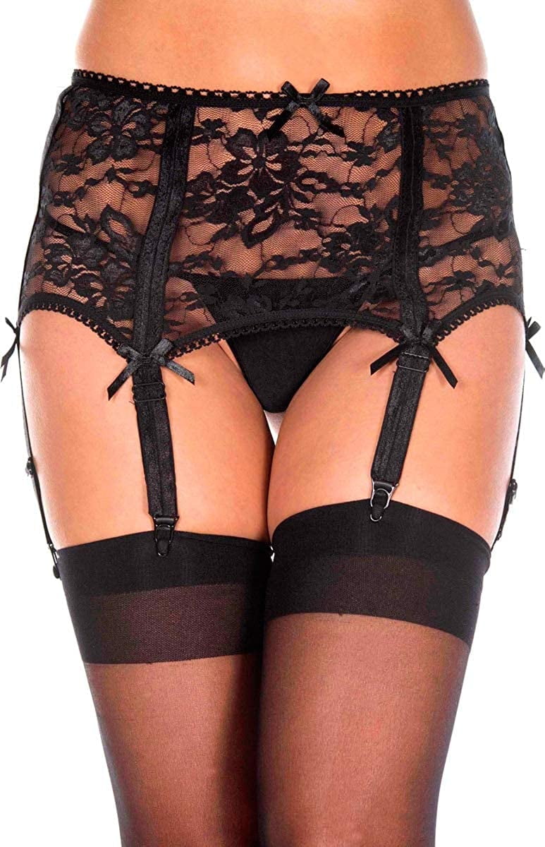 Garters Garter Belts Blacks Lingerie