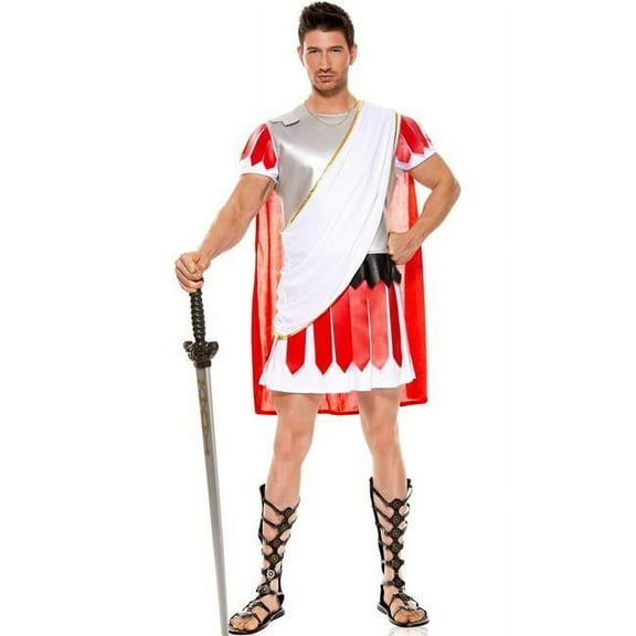 Music Legs Women's GTIN 3 Piece Hunk Julius Caesar Costume - Metallic Tunic - Extra Large 76016-XL