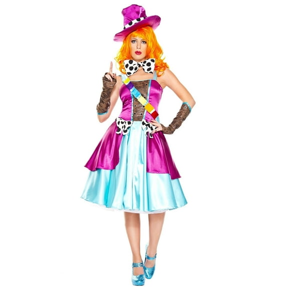 Music Legs Women's GTIN Adult Classic Hatter Costume 70756-XL