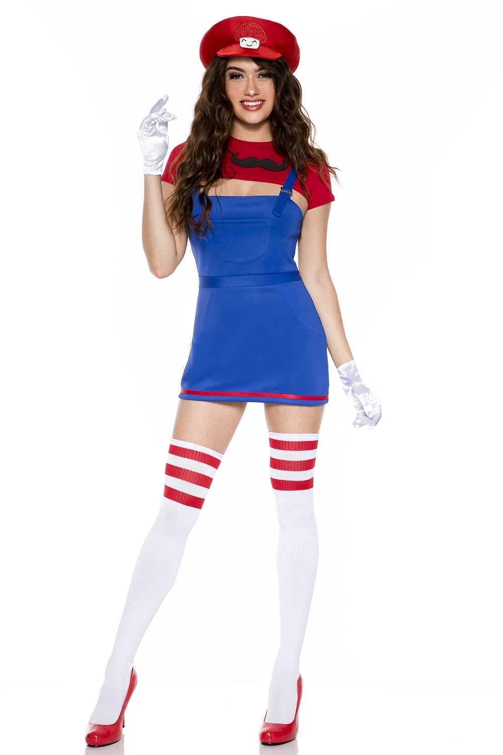 ハロウィン☆MILE HIGH CLUB STEWARDESS COSTUME Amazon.com: Music Legs Mile High Club Stewardess Costume