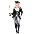 thumbnail image 1 of Music Legs Women's High Seas Captain Plus Size Adult Costume - 70934Q-3X/4X, 1 of 2