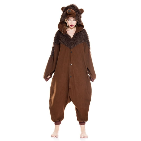 Music Legs Women's Kigurumi Cozy Bear 70966K