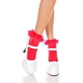 thumbnail image 1 of Music Legs Women's Lace ruffle opaque anklet 527-RED, 1 of 1