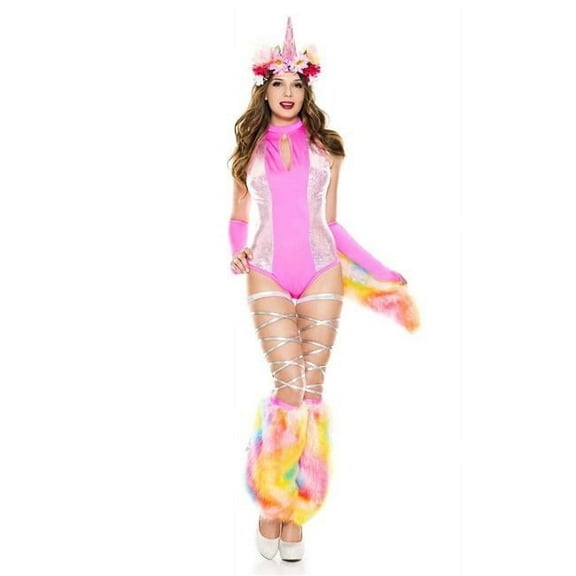 Music Legs Women's Magical Furry Unicorn Costume 70884-ML