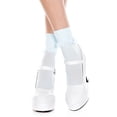 thumbnail image 1 of Music Legs Women's Nylon Ankle Socks, Baby Blue, 1 of 1