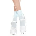 thumbnail image 1 of Music Legs Women's Opaque ankle hi with ruffle trim 513-BABY BLUE, 1 of 1