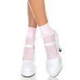 thumbnail image 1 of Music Legs Women's Opaque ankle hi with ruffle trim 513-BABY PINK, 1 of 1