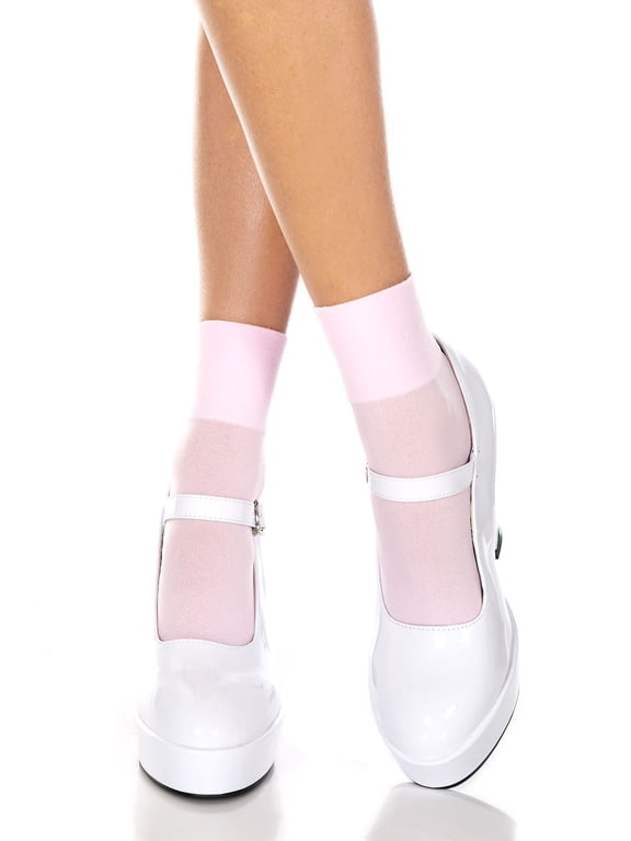 Women's Opaque anklet 512-BABYPINK 512-BABY PINK