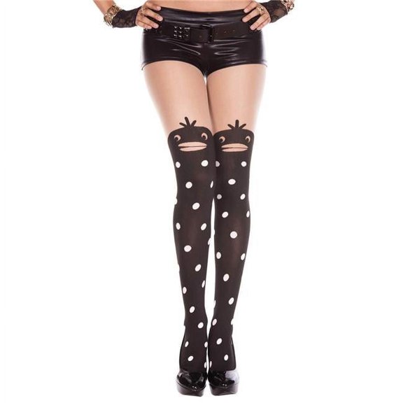 Music Legs Women's Penguin look spandex pantyhose