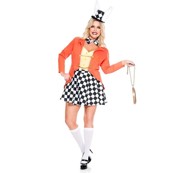 Music Legs Women's Plus Size Adventurous Wonder Rabbit 70951Q-1X/2X