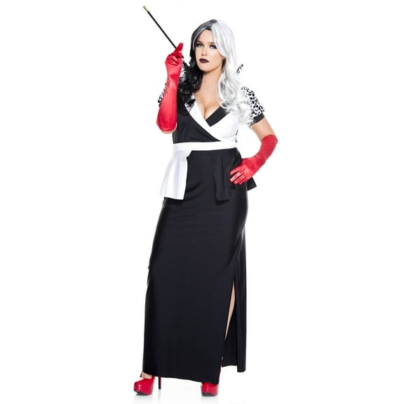 Music Legs Women's Plus Size Cruel Villain 70924Q-1X/2X