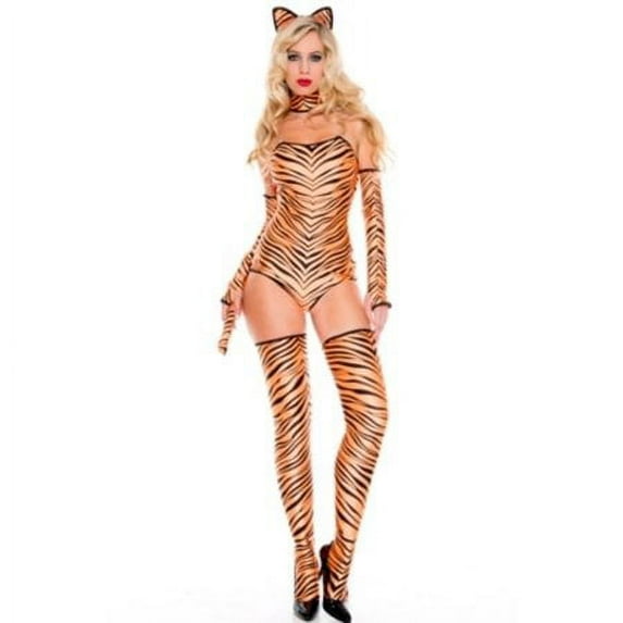 Music Legs Women's Pouncing Tiger 70649-SM