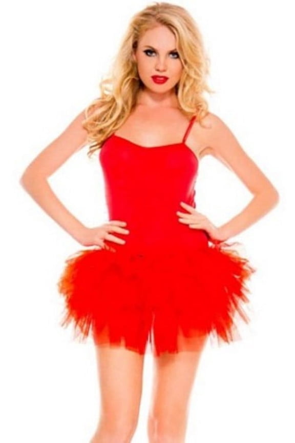 Women's Sky Hosiery Red Tutu Dress 70560 Red