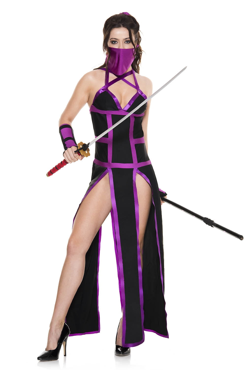 Music Legs Women's Slay Ninja Costume 70986-XL