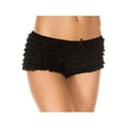 thumbnail image 1 of Music Legs Women's Soft ruffle tanga 117-BLACK, 1 of 1