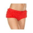 thumbnail image 1 of Music Legs Women's Soft ruffle tanga 117-RED, 1 of 1