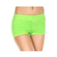 thumbnail image 1 of Music Legs Women's Stretch booty shorts 121-NEONGREEN, 1 of 1