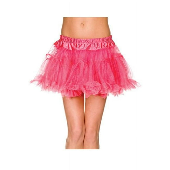 Music Legs Women's Trim Petticoat - Hot Pink 721-HOTPINK