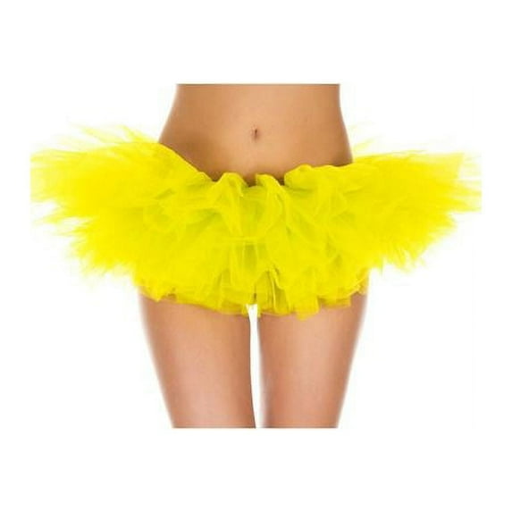 Music Legs Women's Tutu Petticoat - Neon Yellow 239-NEONYELLOW