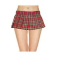 thumbnail image 1 of Music Legs Women's Velcro Wrap Around Plaid Skirt 25073 RED ML 25073-RED-ML, 1 of 1