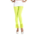 thumbnail image 1 of Music Legs Women's Women's Fringed Leggings; Neon Green 35828-NEONGREEN, 1 of 1