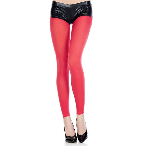 Music Legs Women's Women's Opaque Footless Tight, Style 35747