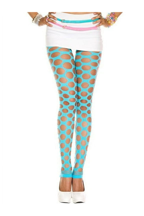 Women's Women's Pothole Opaque Spandex Leggings - Turquoise 35158-TURQUOISE