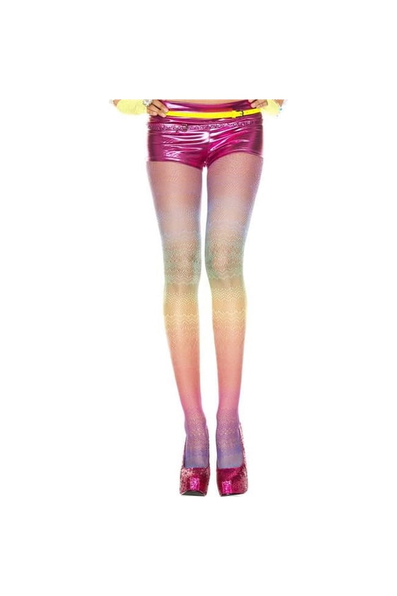 Women's Women's Rainbow spandex lace pantyhose