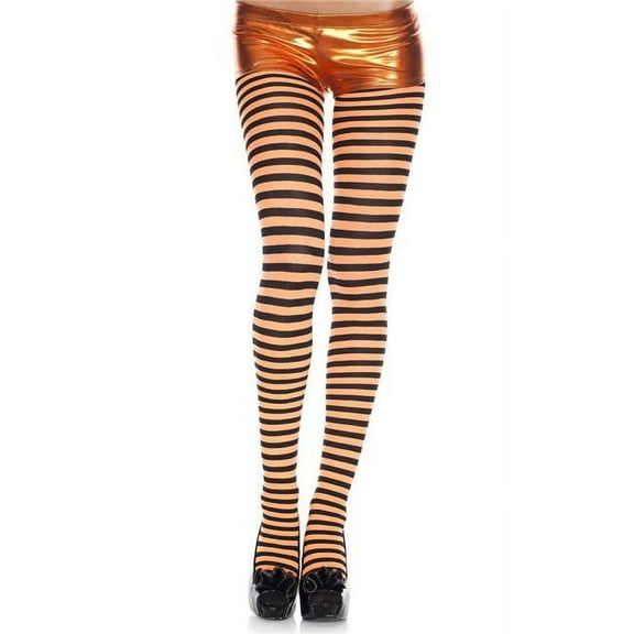 Music Legs Women's Women's Striped Tights, Style 7471