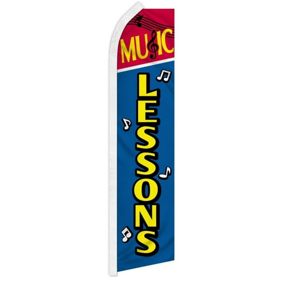 Music Lessons Super Flag