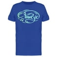 thumbnail image 1 of Music Lettering Tee Men's -Image by Shutterstock, 1 of 2
