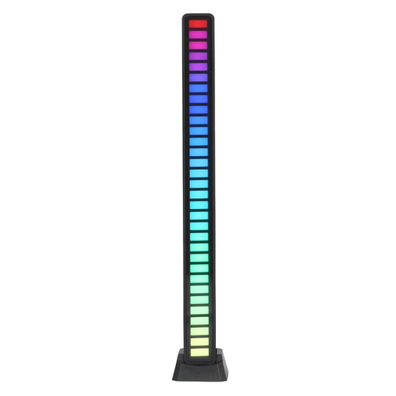 Music Level Light, LED RGB Light Bar For Bedroom For Studio For Car Black