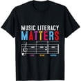 thumbnail image 1 of Music Literacy Matters i like to eat puppies Shirt T-Shirt, 1 of 4